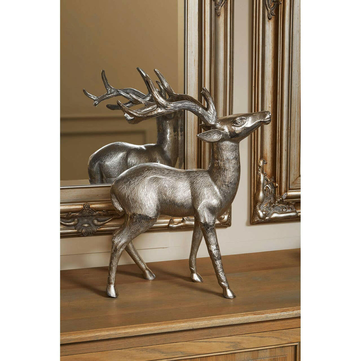 Large Floor Standing Stag.