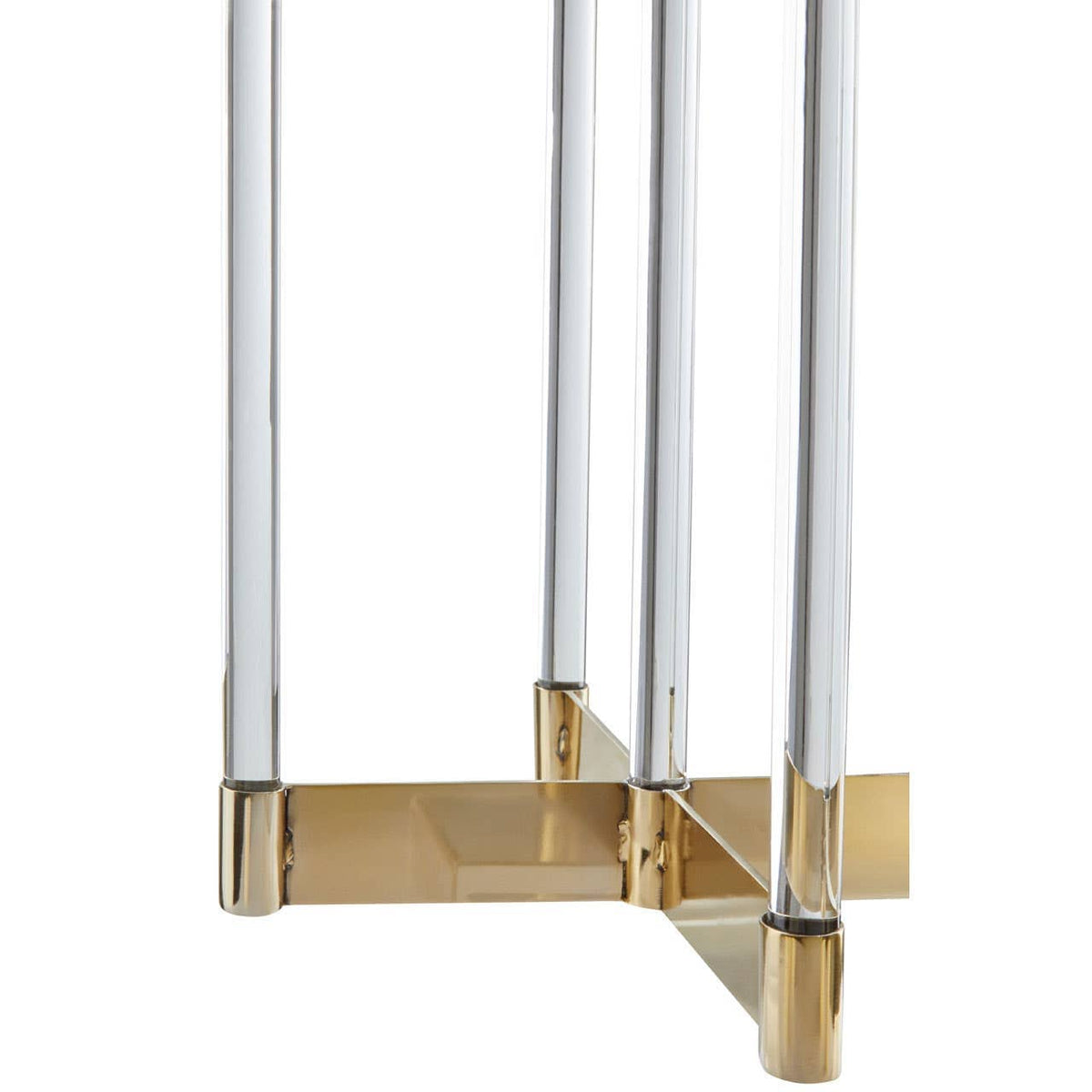 Lucita Gold Finish Candelabra.