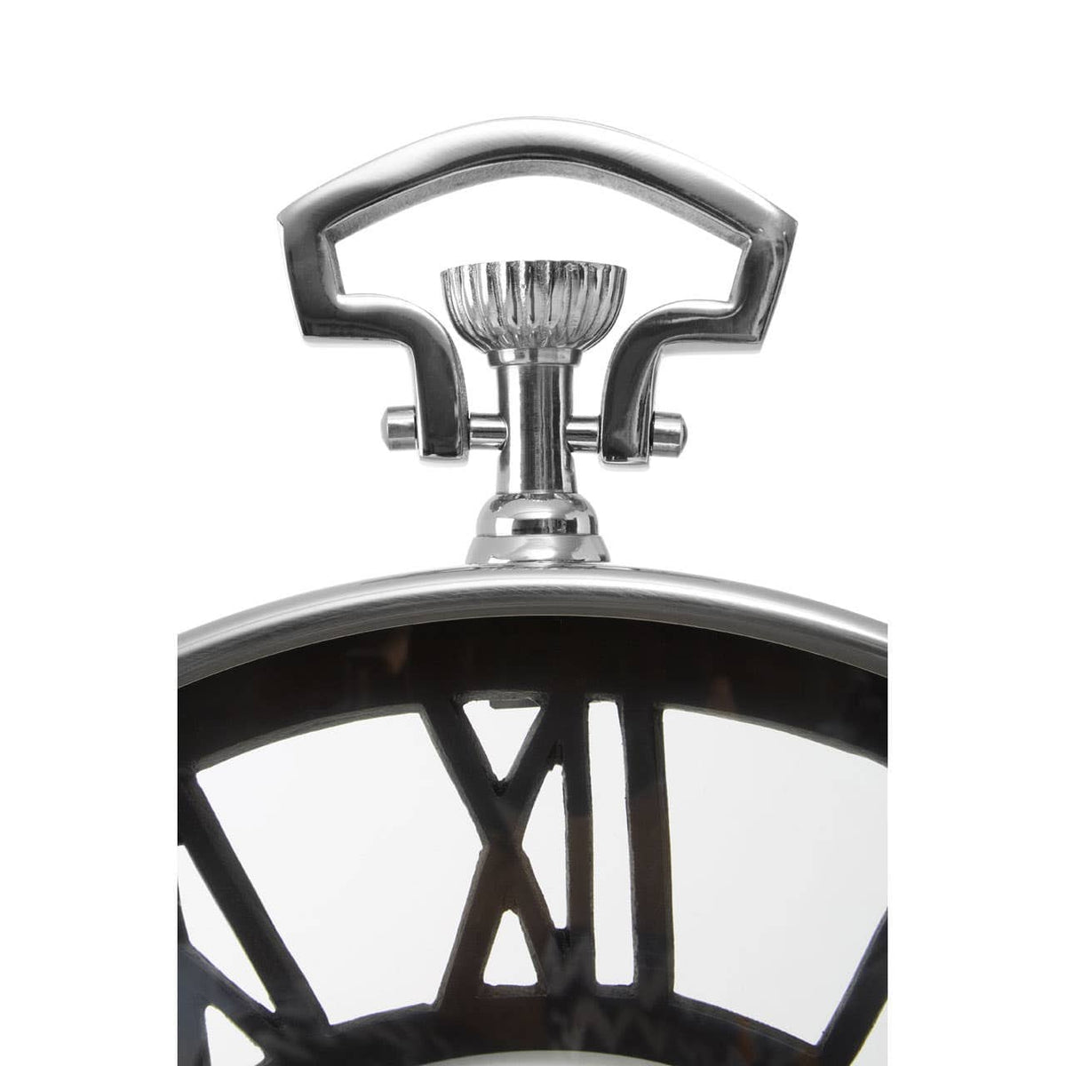 Mateo Nickel Finish Pocket Style Wall Clock.