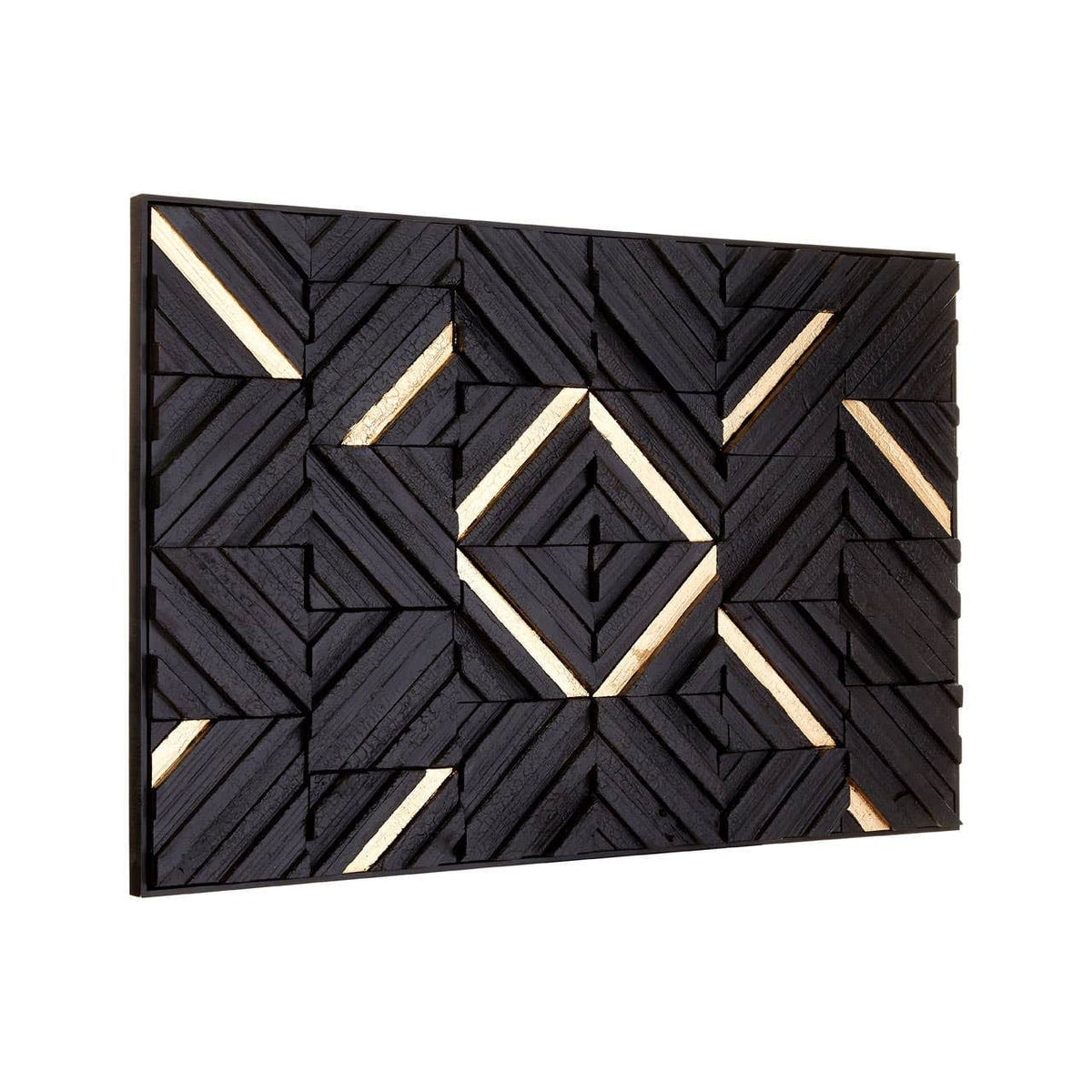 Noosa & Co. Accessories Modello Black Wood Carving Wall Art House of Isabella UK
