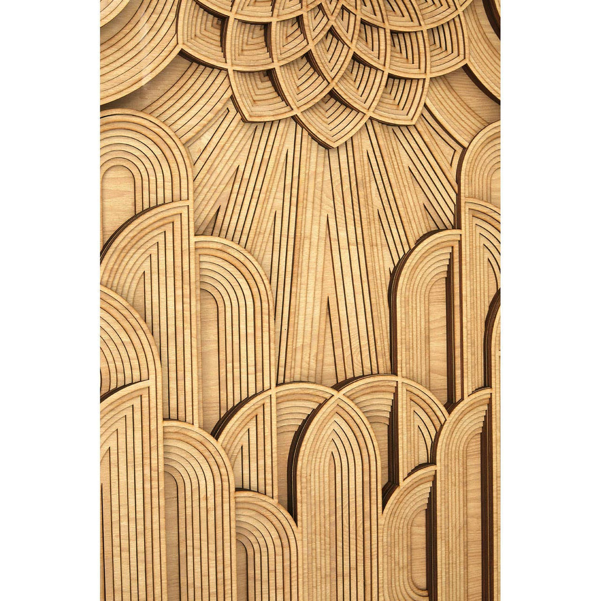 Modello Deco Wood Carving Wall Art.