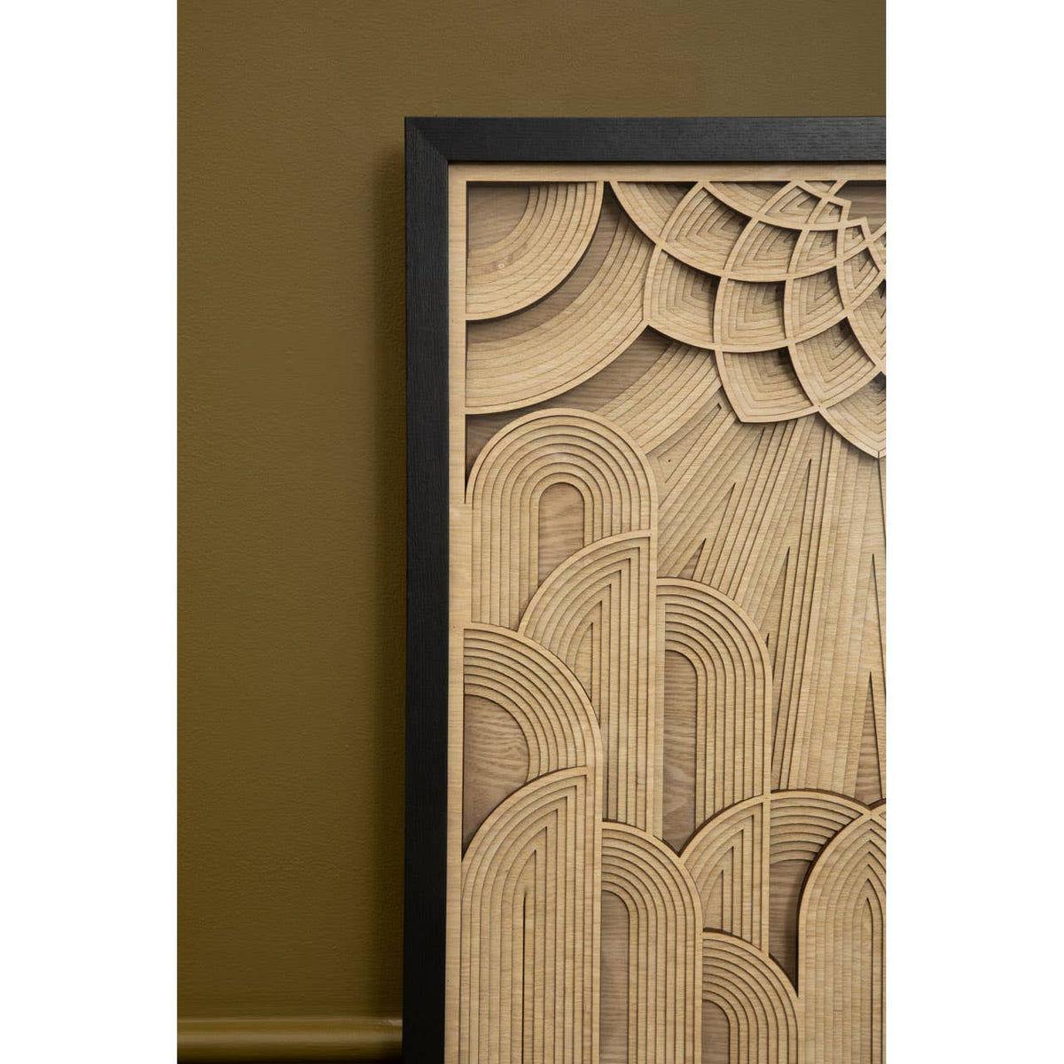 Modello Deco Wood Carving Wall Art.