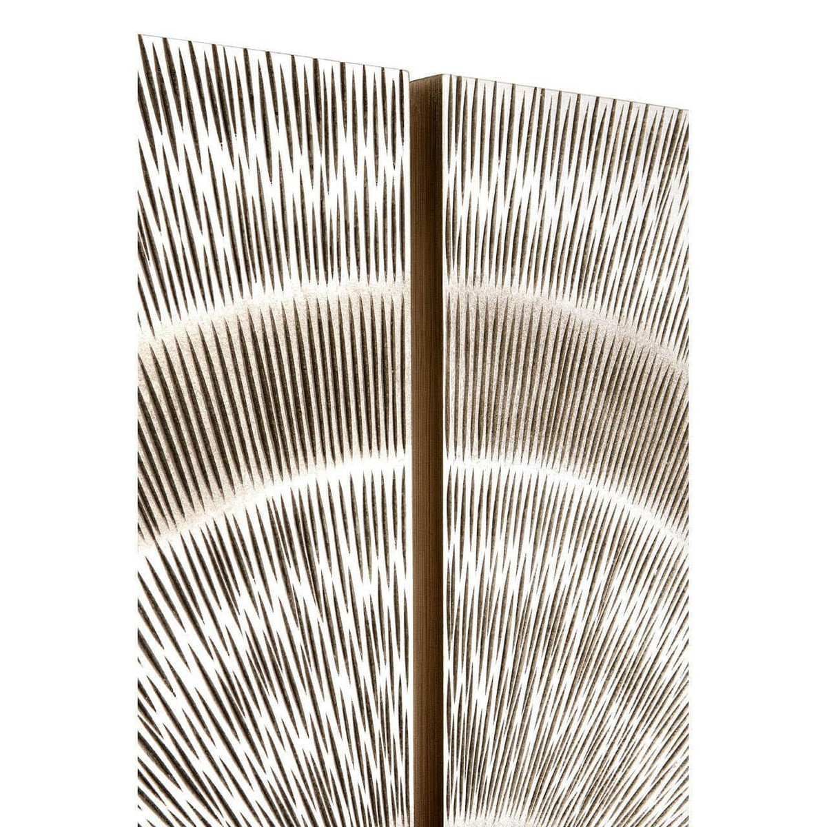 Modello Wood Carving Silver Finish Wall Art.