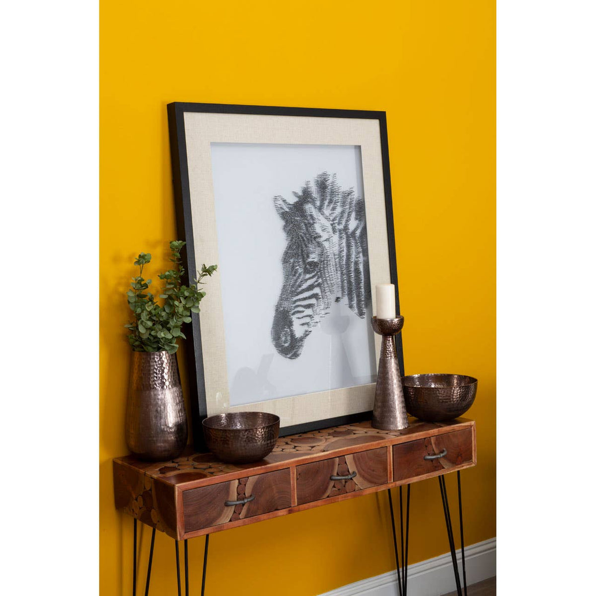Modello Zebra Sculpture Wall Art.