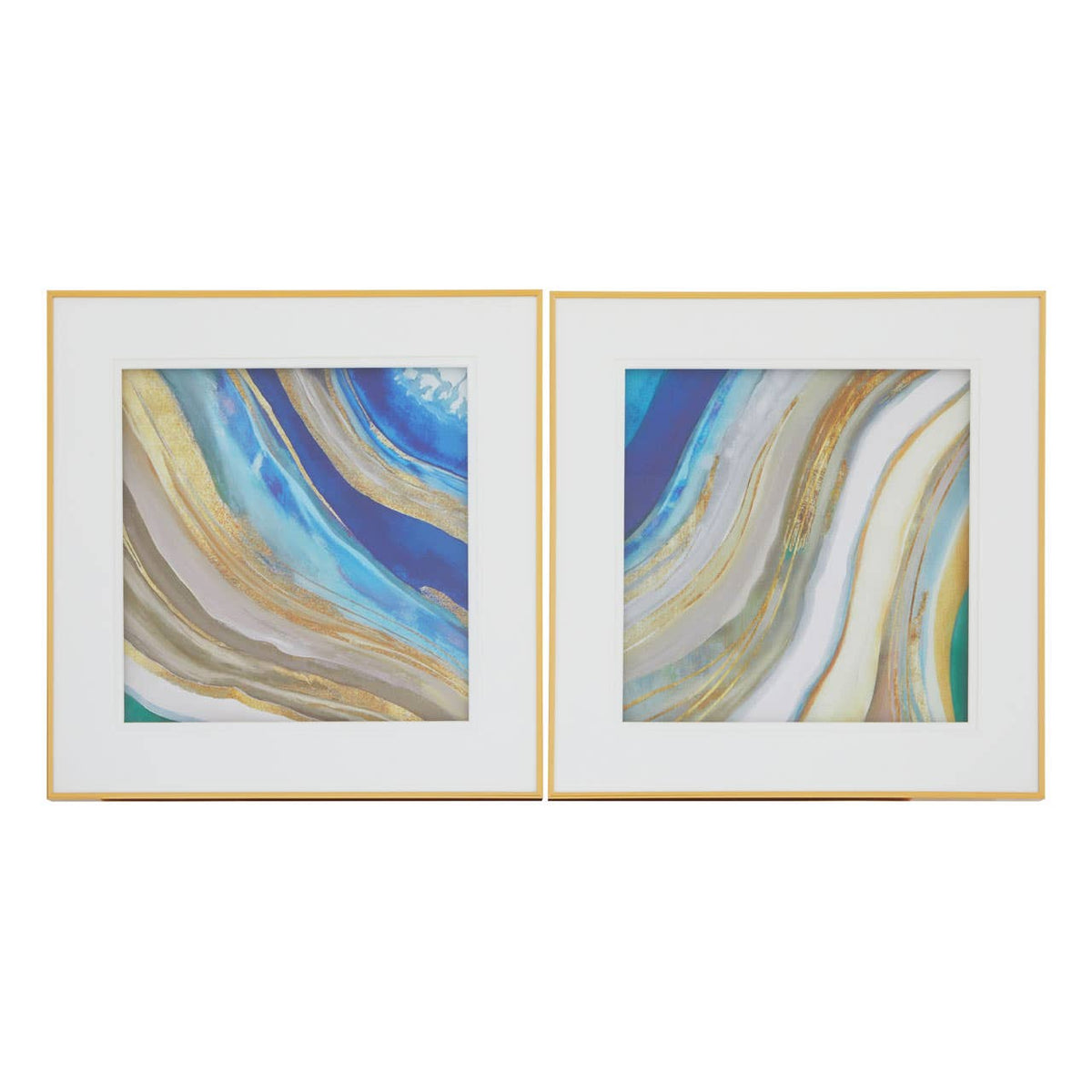 Nason Set Of Two Abstract Wall Art.