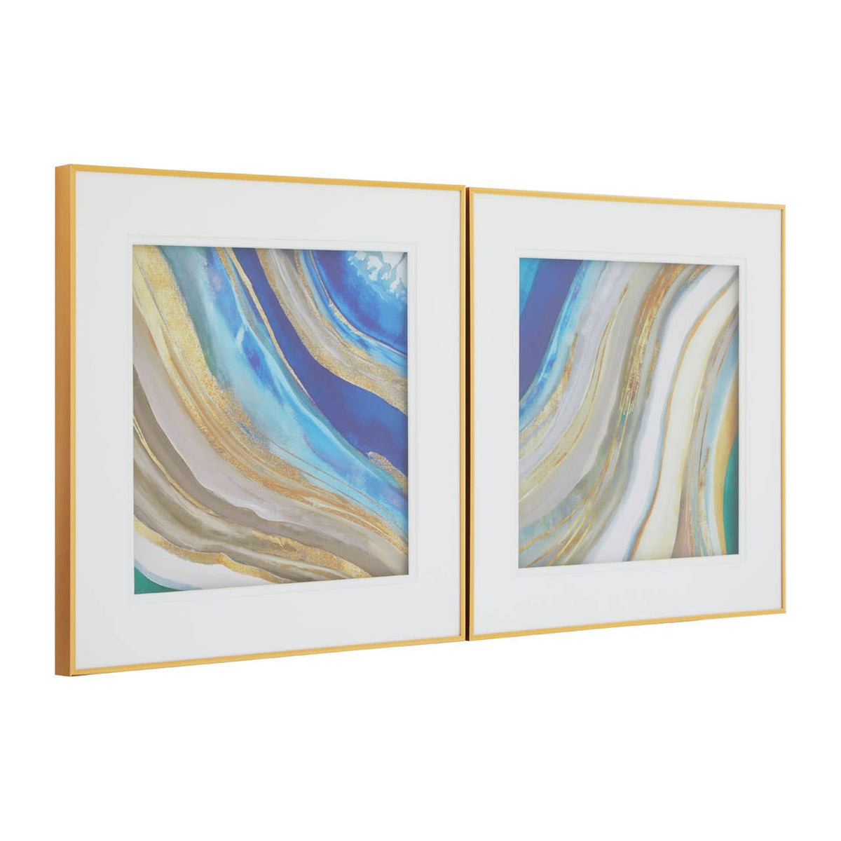 Nason Set Of Two Abstract Wall Art.