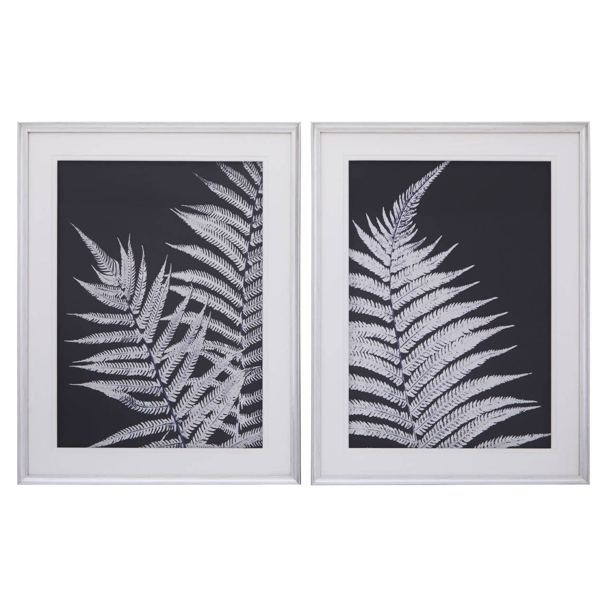 Nason Set Of Two Leaf Print Wall Art.