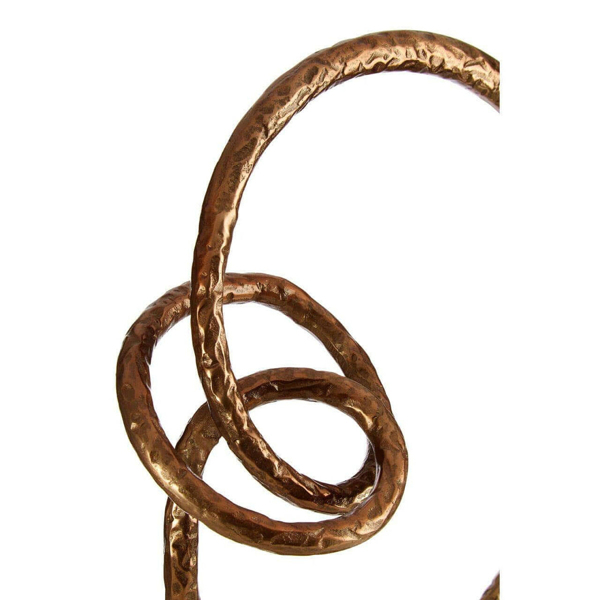 Nexus Round Rough Bronze Sculpture.