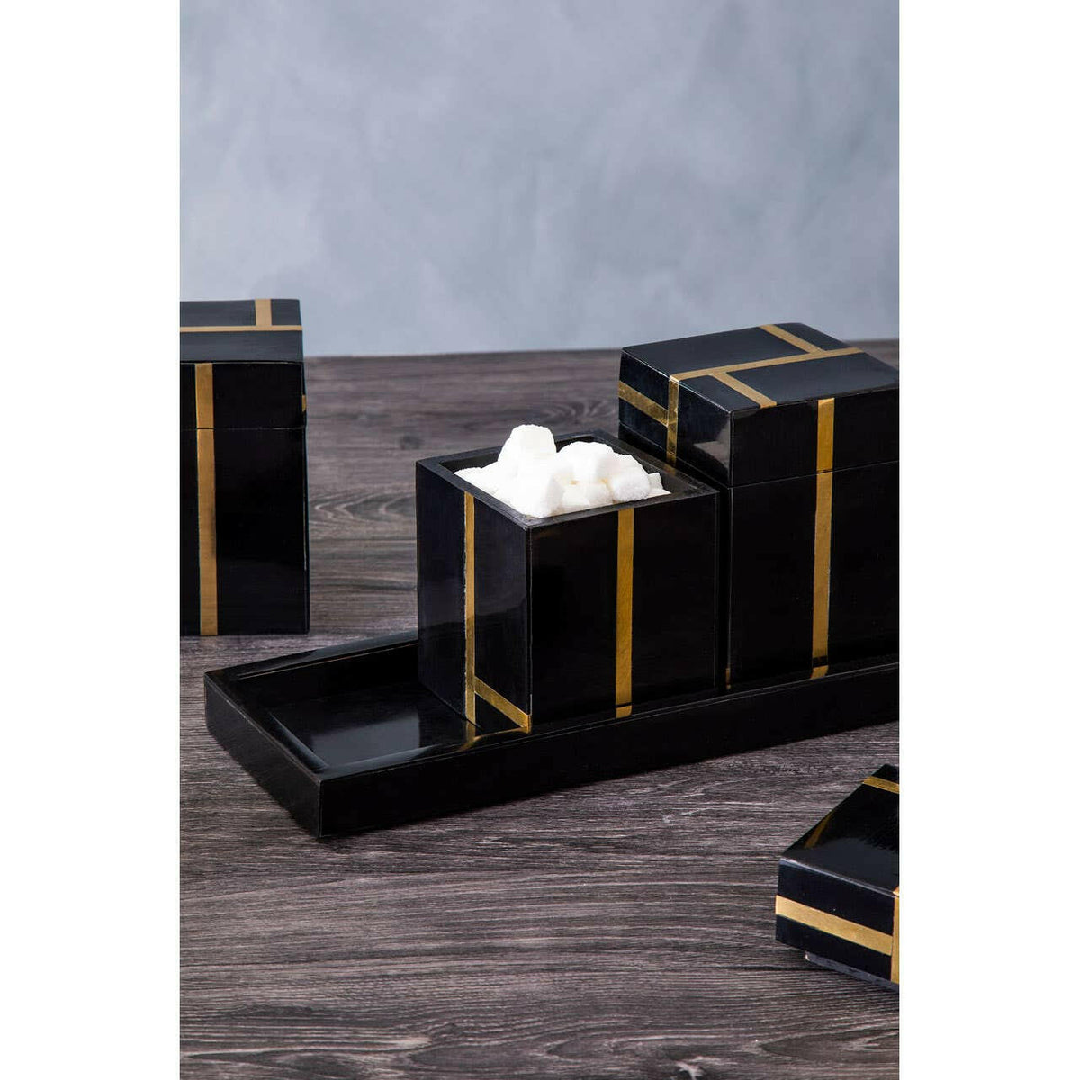 Odell Canister Set With Tray.