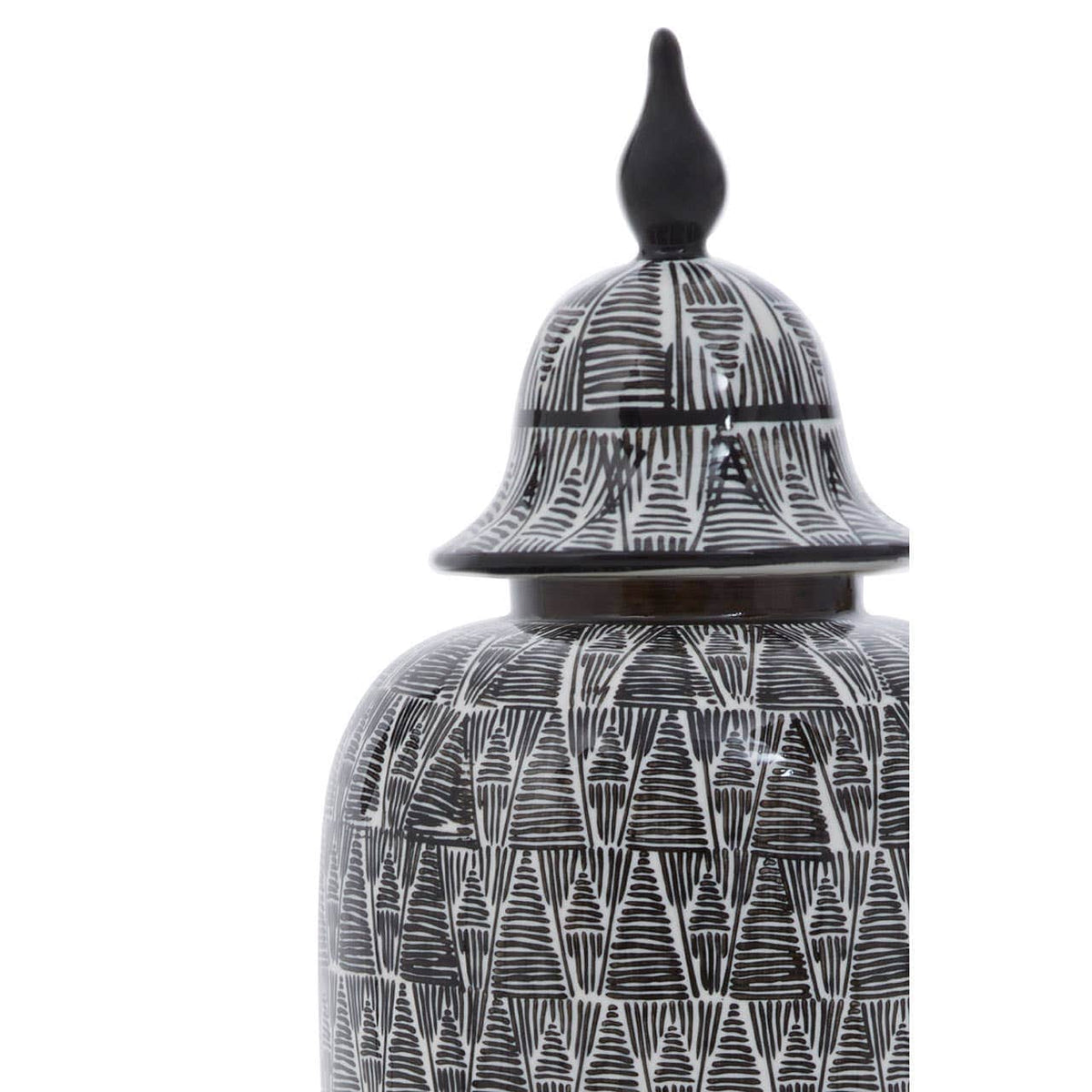 Punto Large Ceramic Jar.