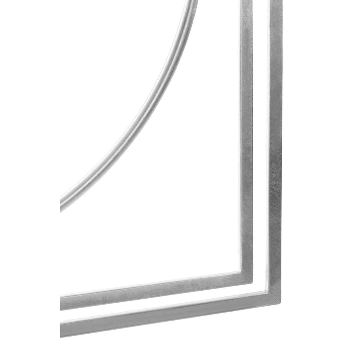 Trinity Silver Finish Wall Clock.