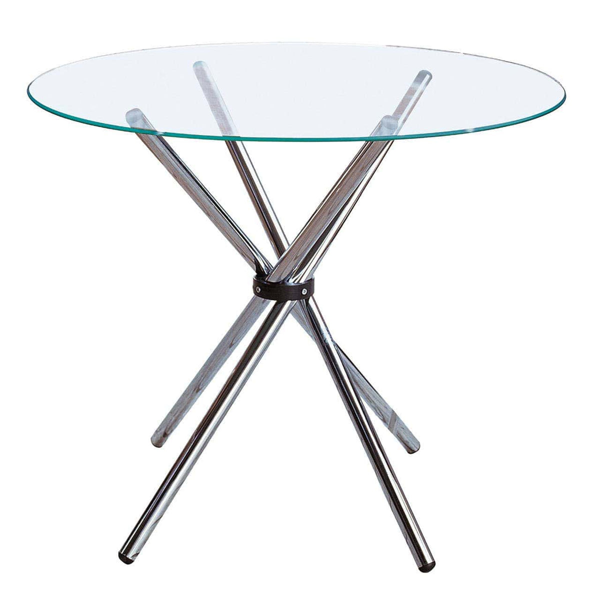 Noosa & Co. Dining Afton Round Dining Table With Glass Top House of Isabella UK