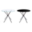 Noosa & Co. Dining Afton Round Dining Table With Glass Top House of Isabella UK