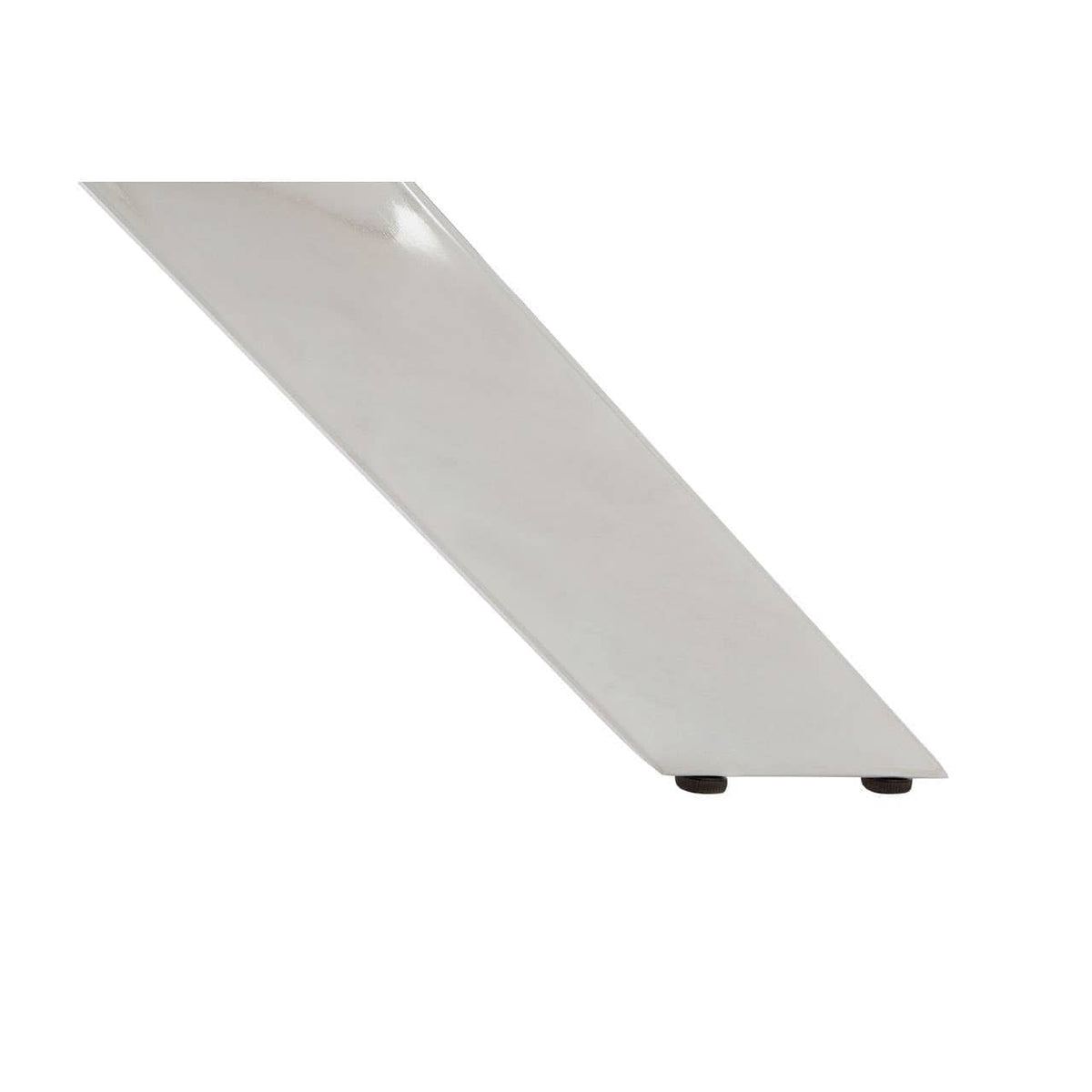 Noosa & Co. Dining Allure Round Dining Table with Chrome Intersected legs House of Isabella UK