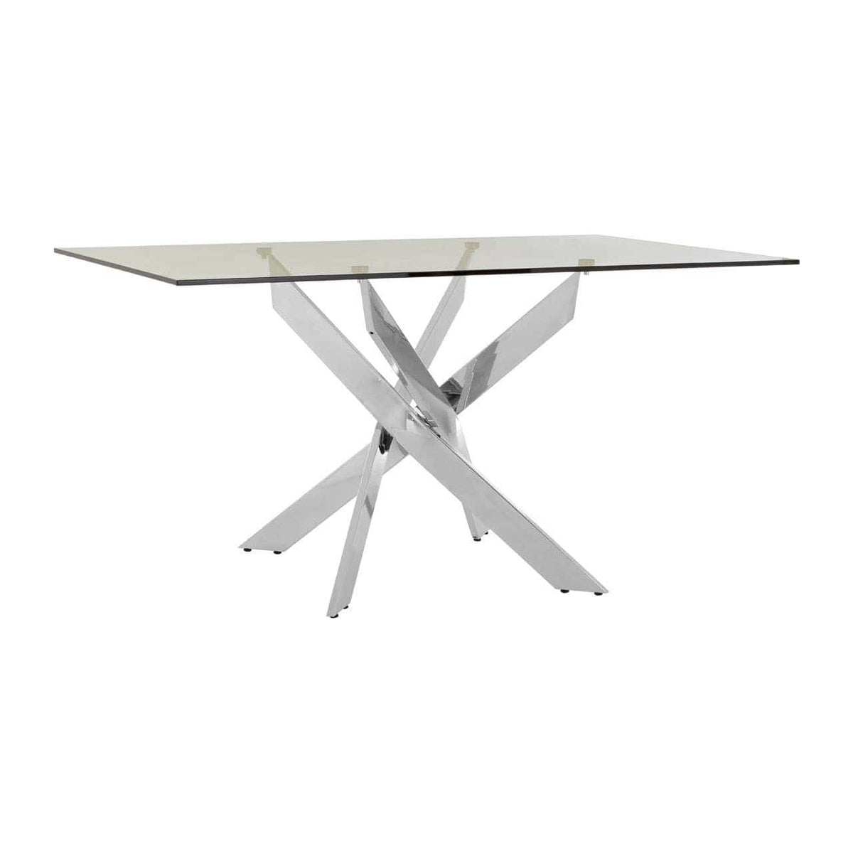 Alustre Rectangular Intersected Dining Table.