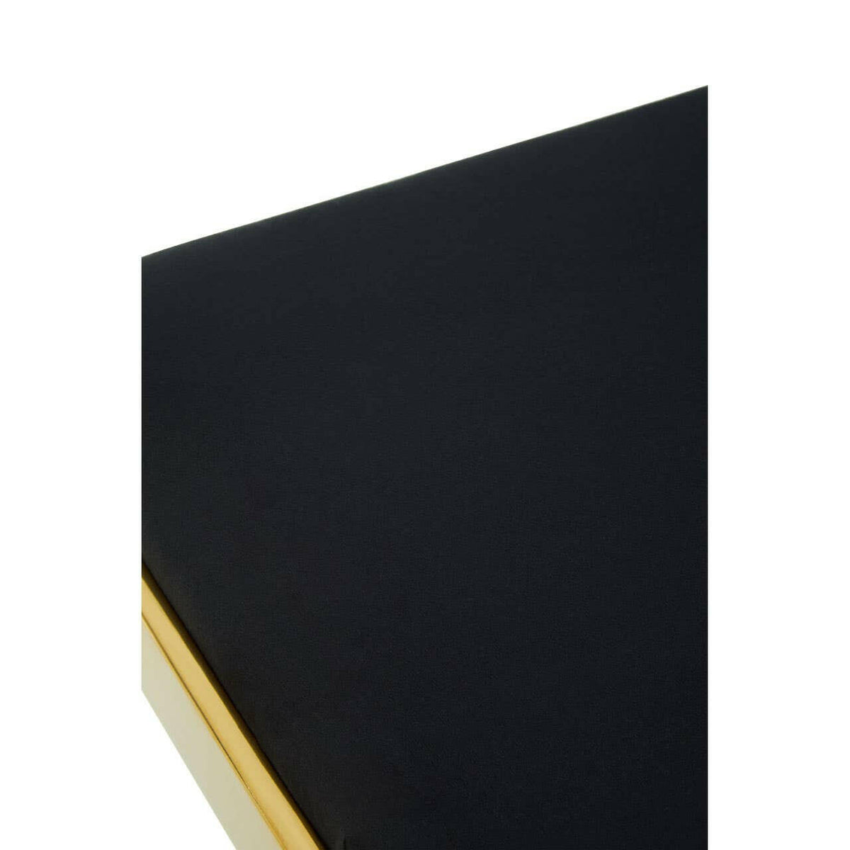 Azalea Black And Gold Finish Bar Stool.