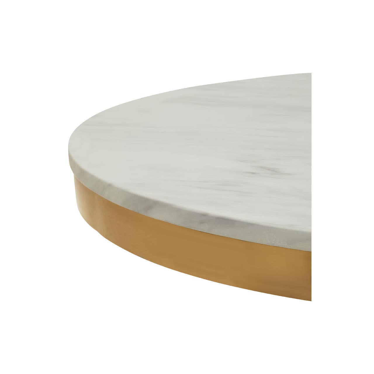 Noosa & Co. Dining Azalea Round Marble Dining Table With Gold Base House of Isabella UK