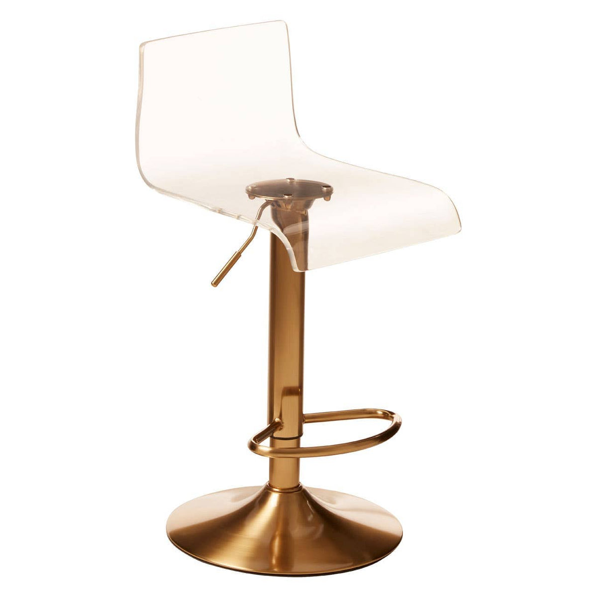 Baina Clear Acrylic Seat Bar Stool.