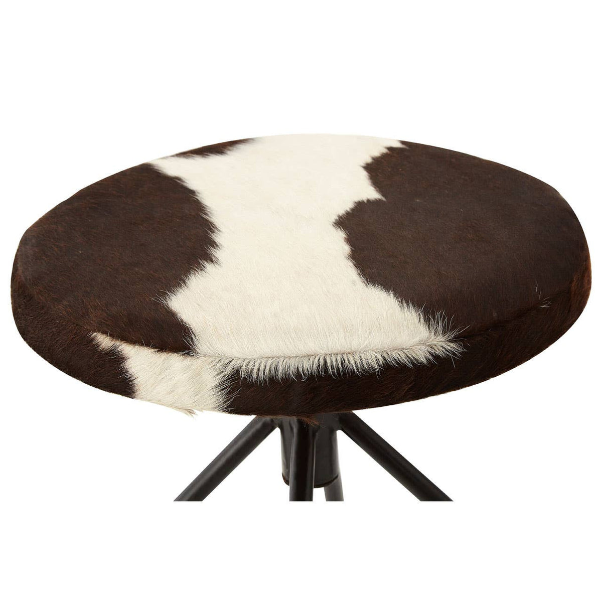 Boho Cowhide Bar Stool.