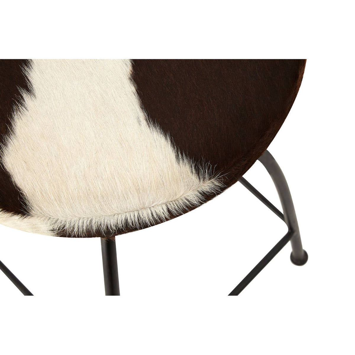 Boho Cowhide Bar Stool.