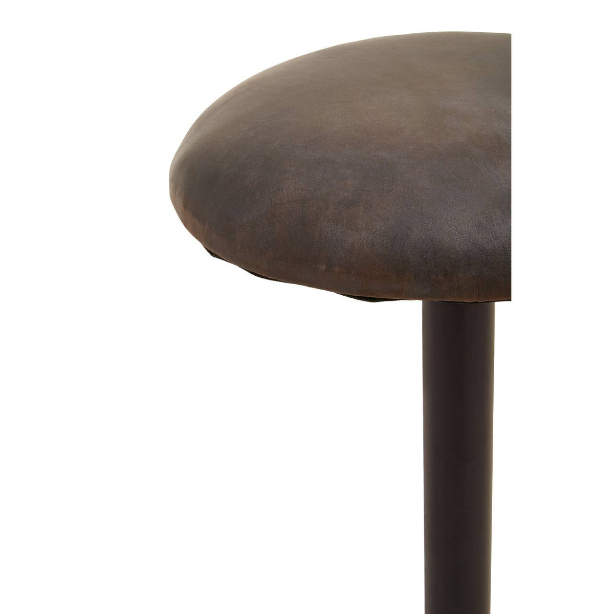 Buffalo Antique Blue Leather Bar Stool.