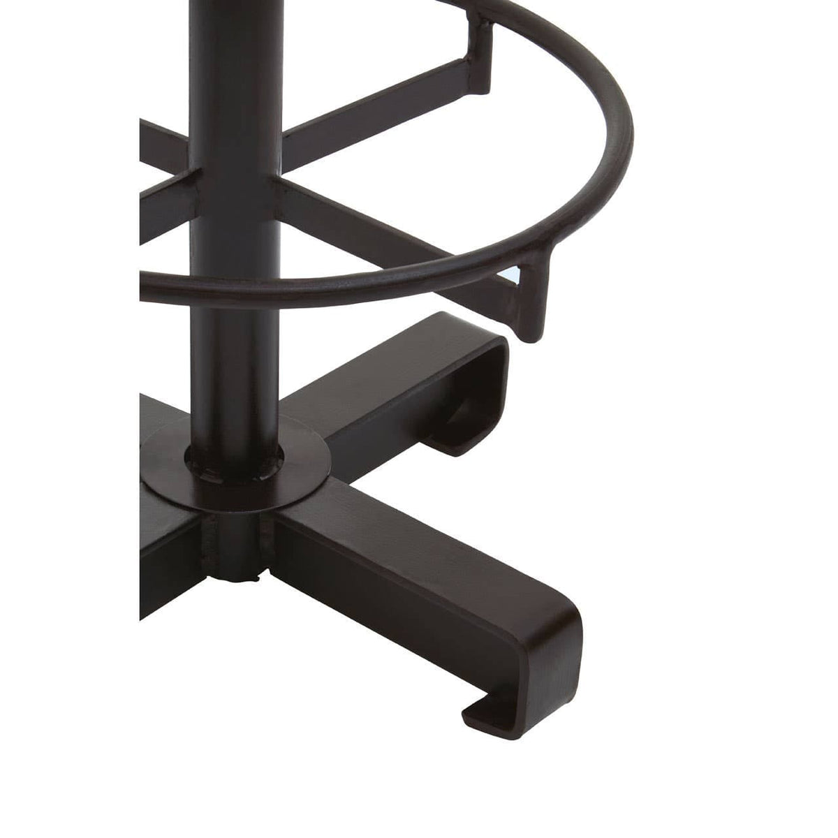 Buffalo Antique Blue Leather Bar Stool.