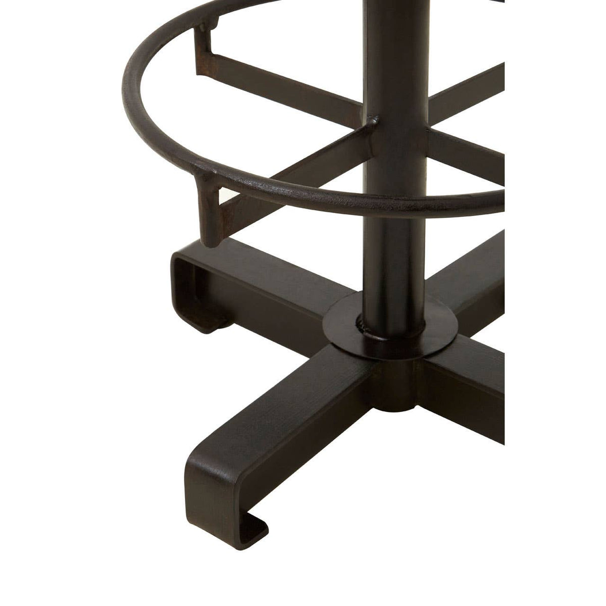 Buffalo Brown Leather Bar Stool.