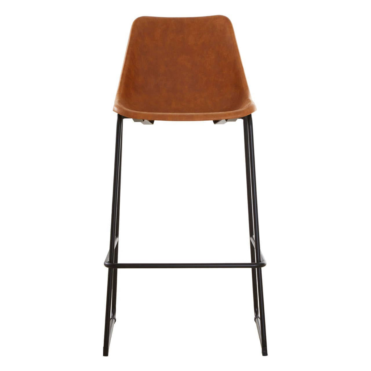Dalston Camel Bar Stool With Black Legs.