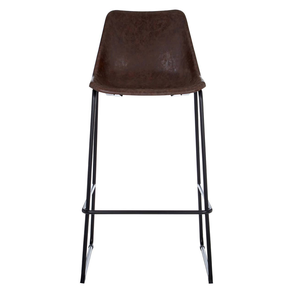 Dalston Mocha Bar Stool With Angled Legs.
