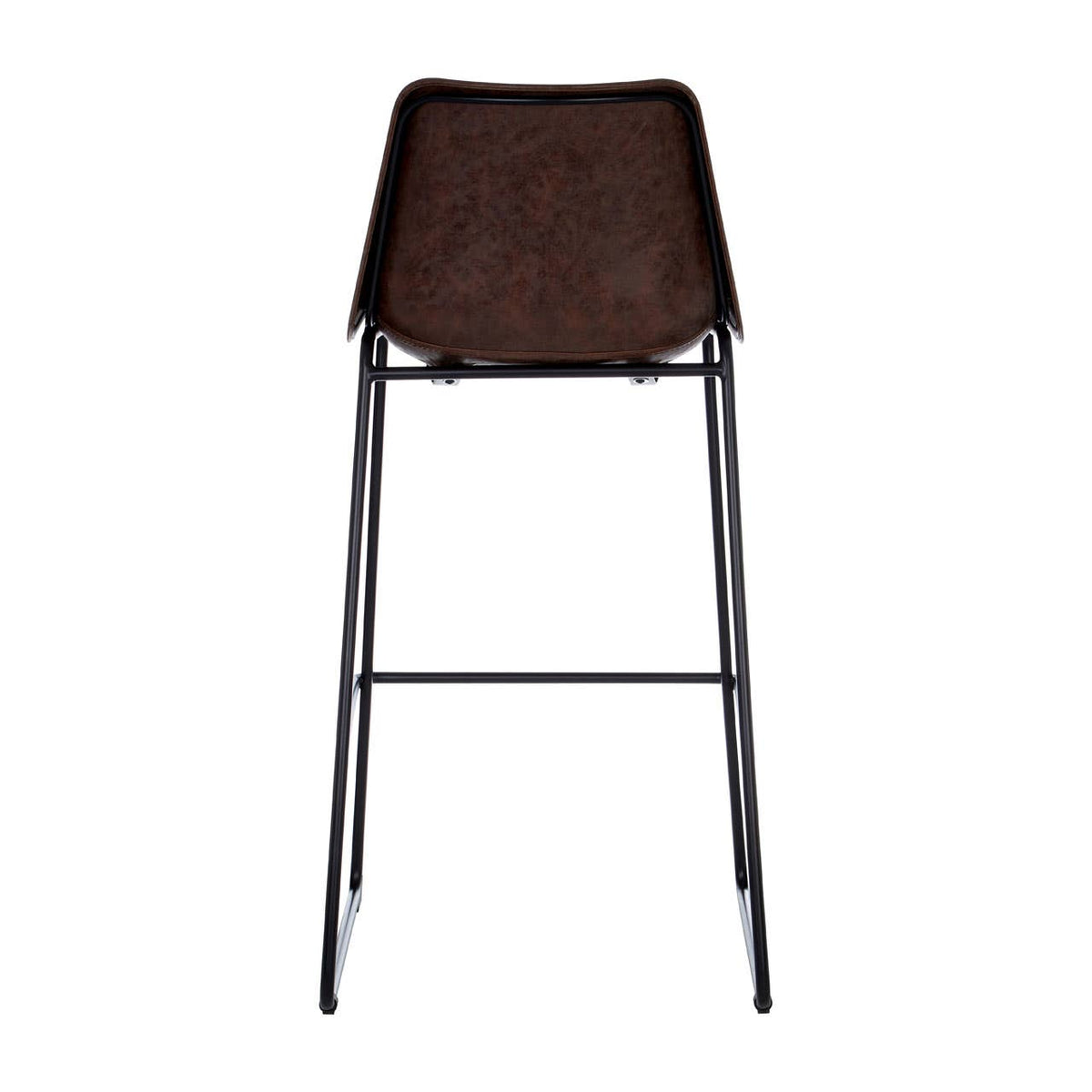 Dalston Mocha Bar Stool With Angled Legs.