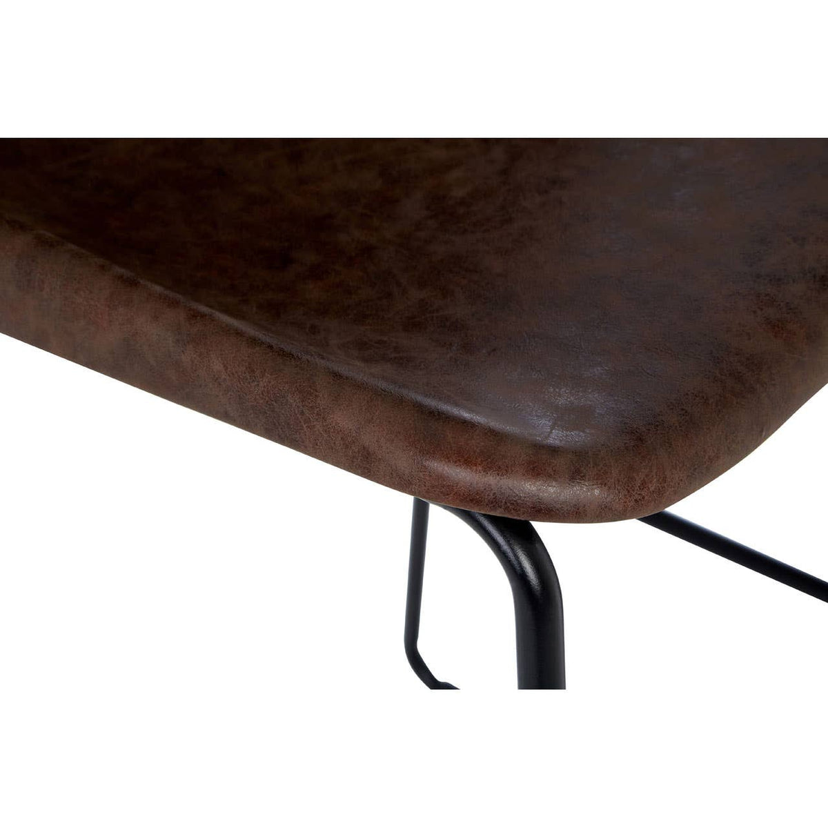 Dalston Mocha Bar Stool With Angled Legs.
