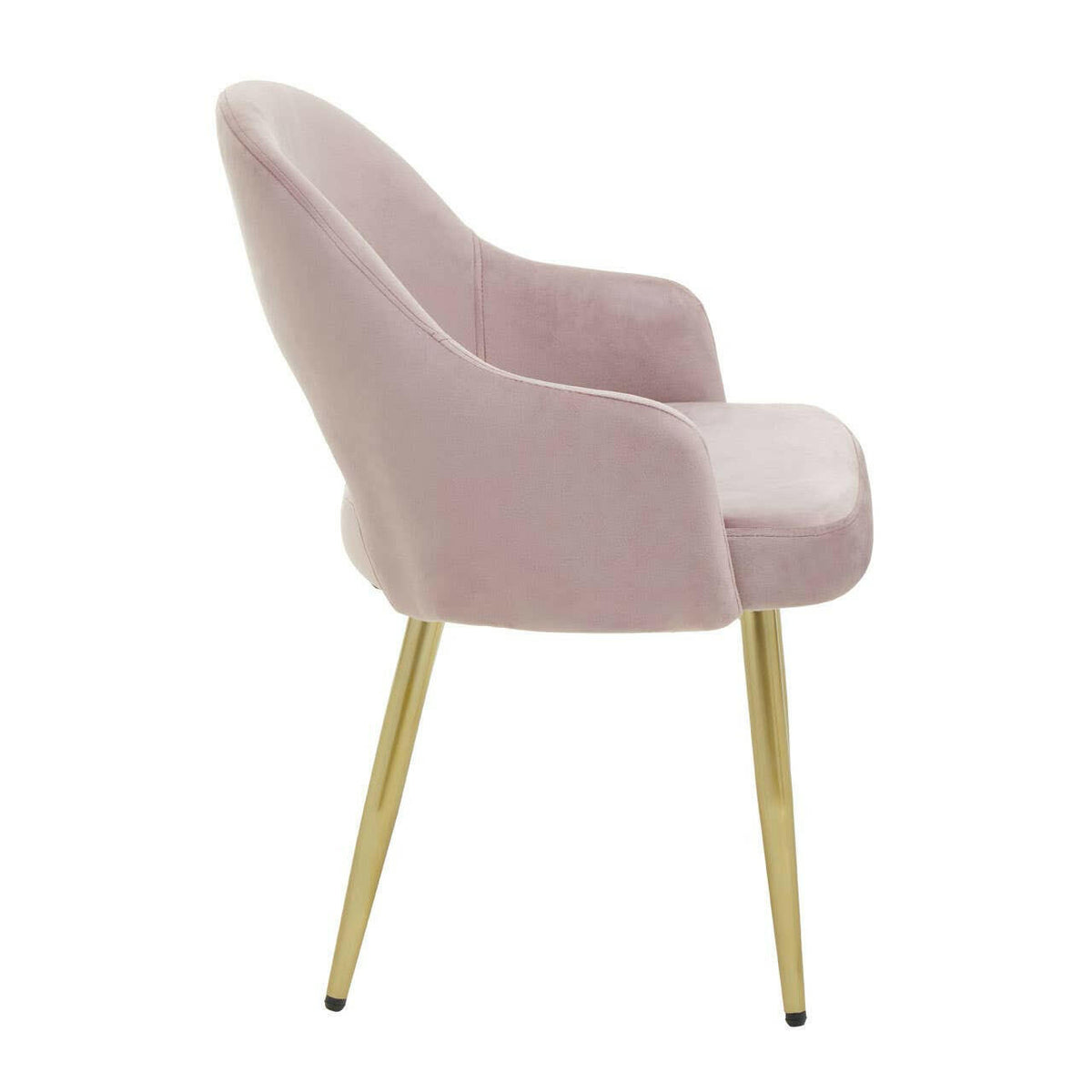 Dani Dusky Pink Velvet Dining Chair.