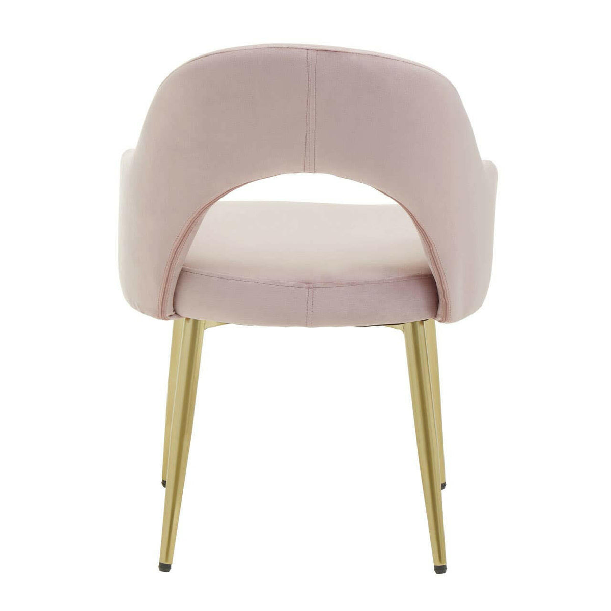 Dani Dusky Pink Velvet Dining Chair.