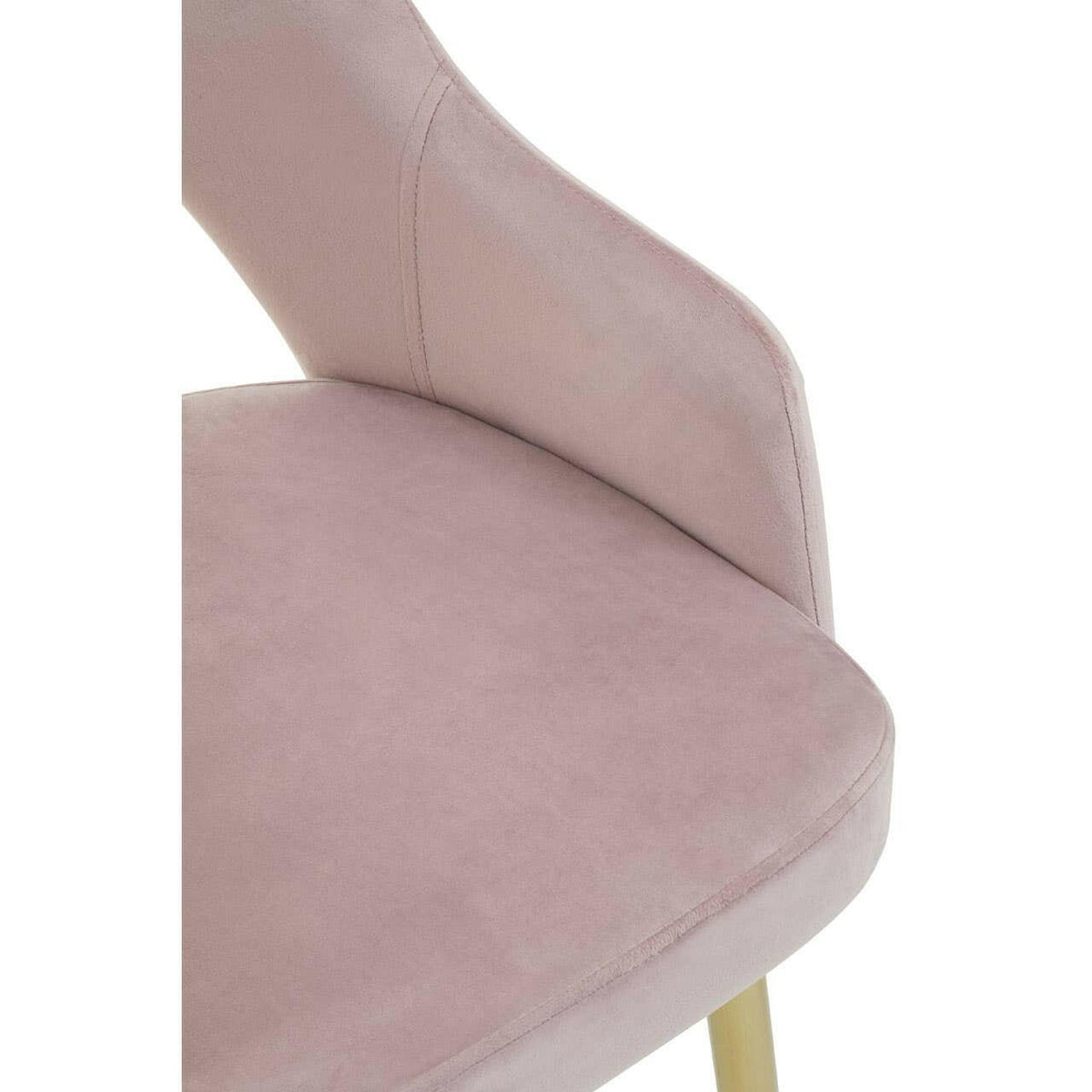 Dani Dusky Pink Velvet Dining Chair.