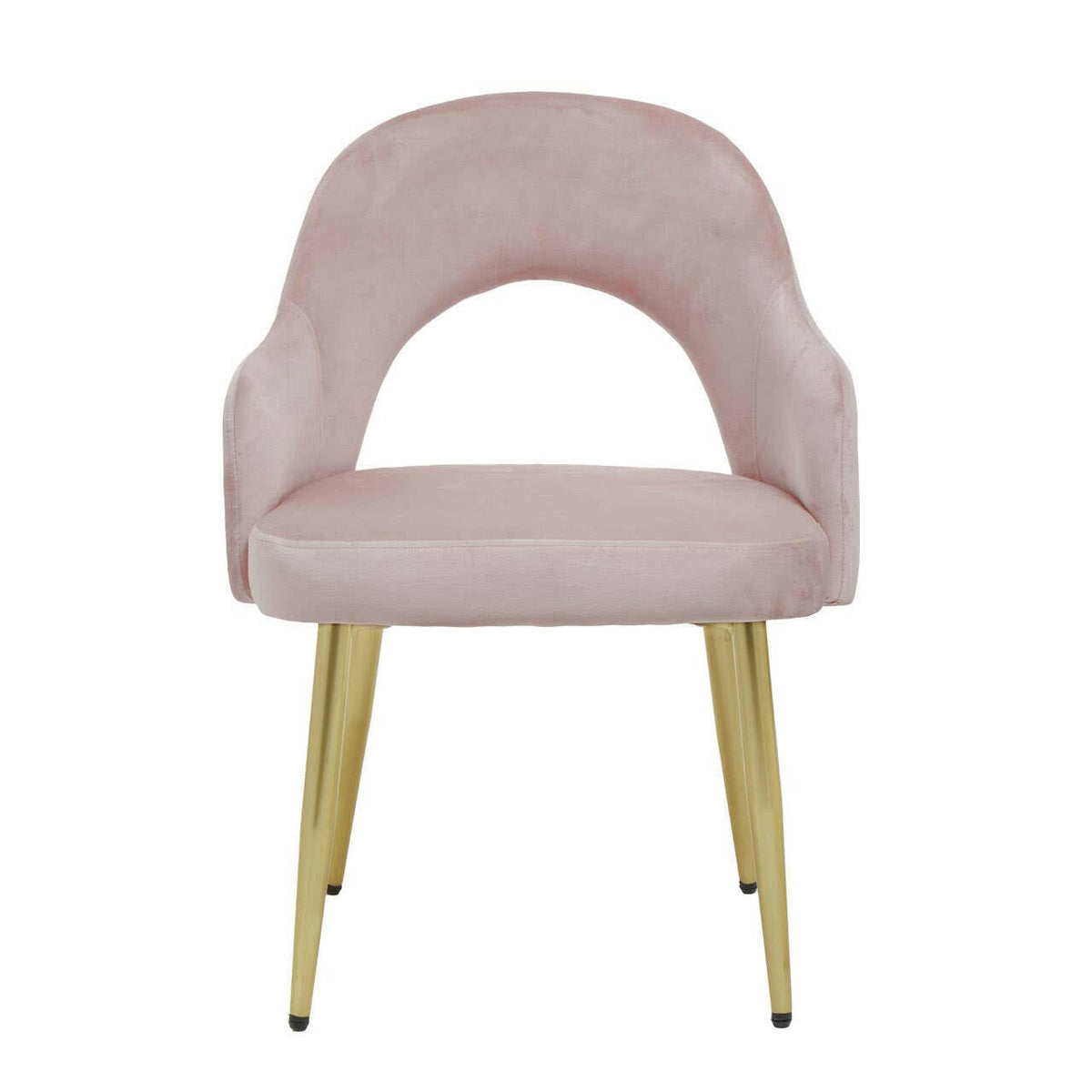 Dani Dusky Pink Velvet Dining Chair.