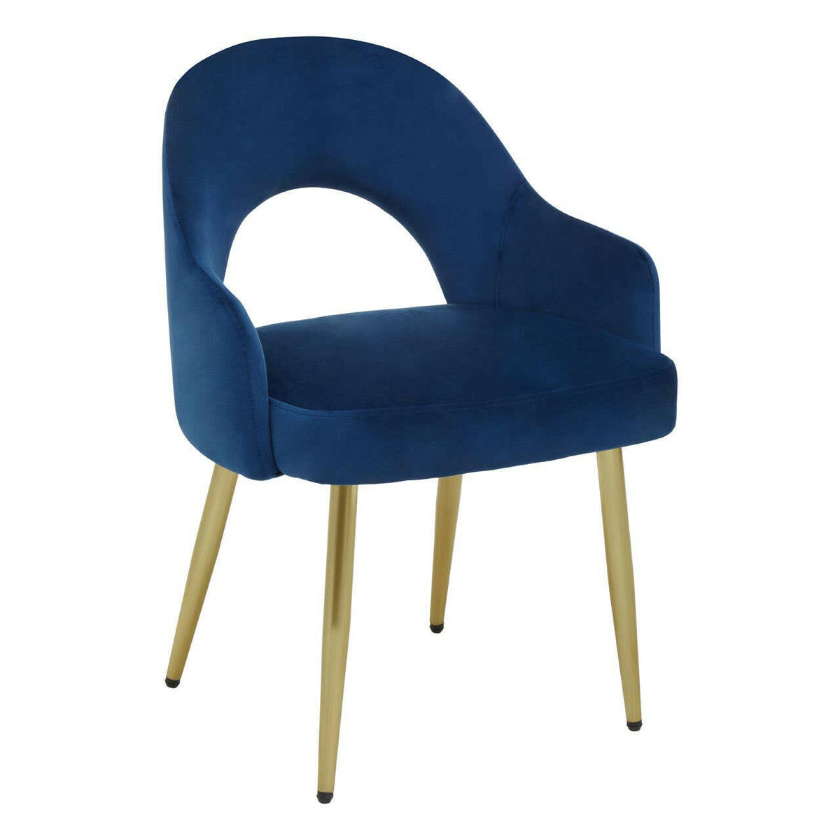 Dani Midnight Velvet Dining Chair.