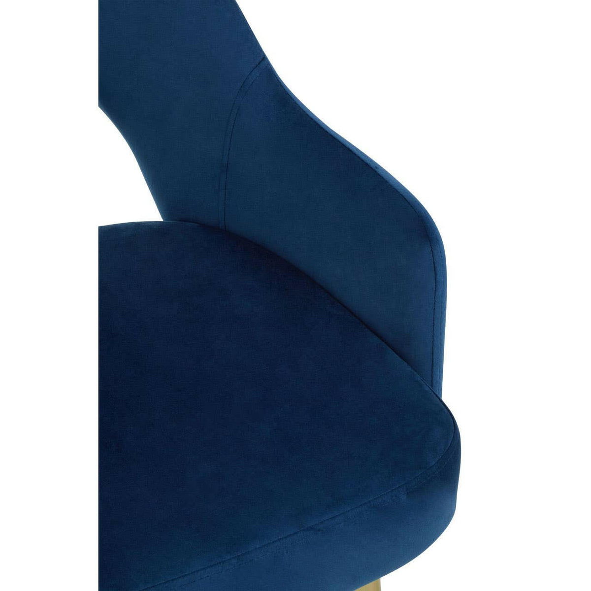 Dani Midnight Velvet Dining Chair.