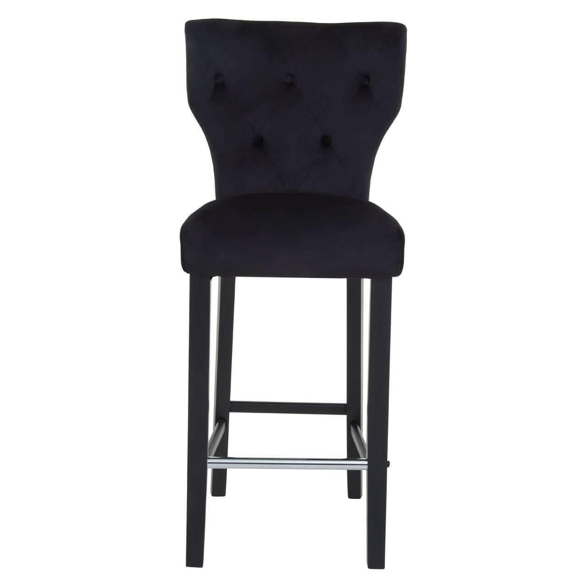 Decatour Black Bar Stool.