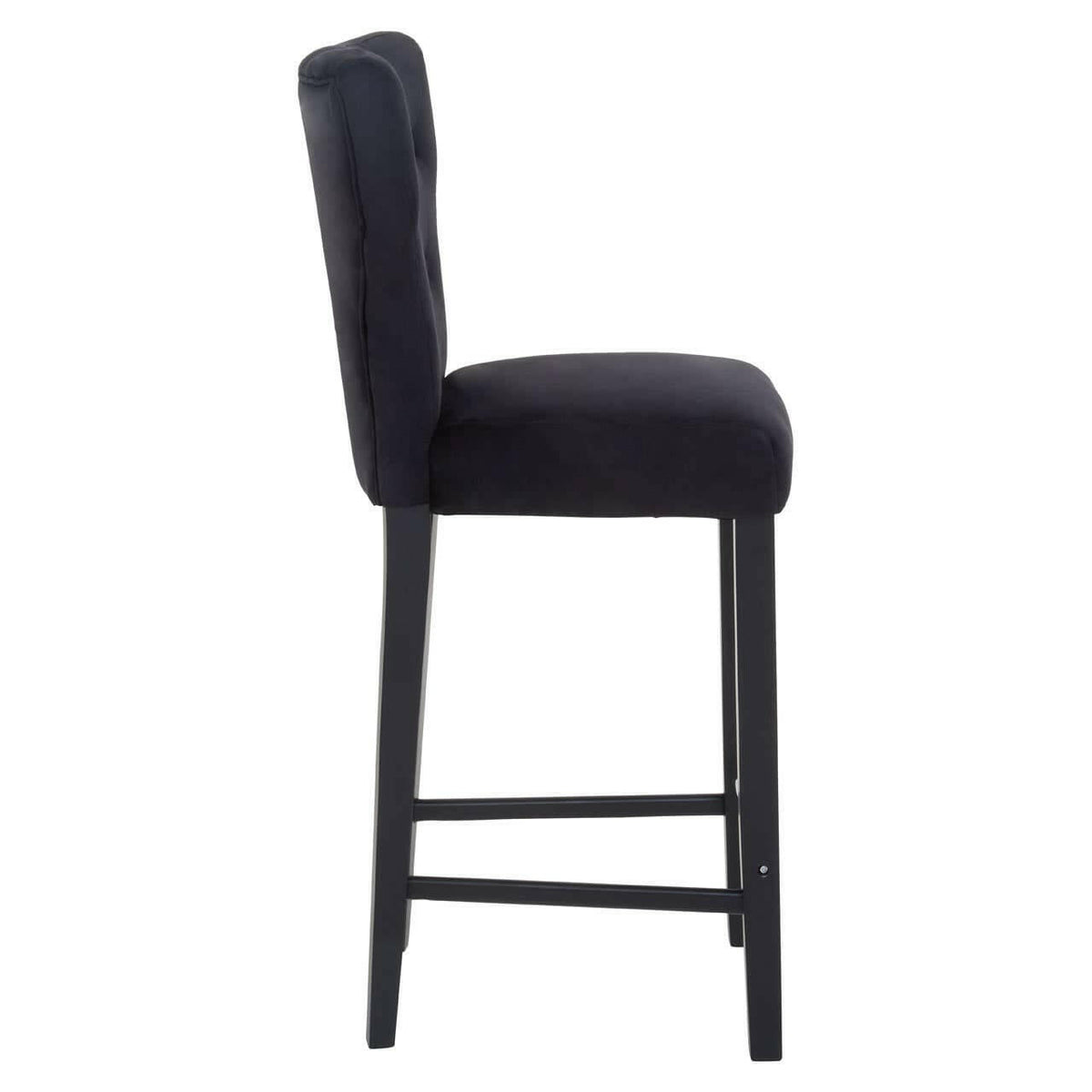 Decatour Black Bar Stool.