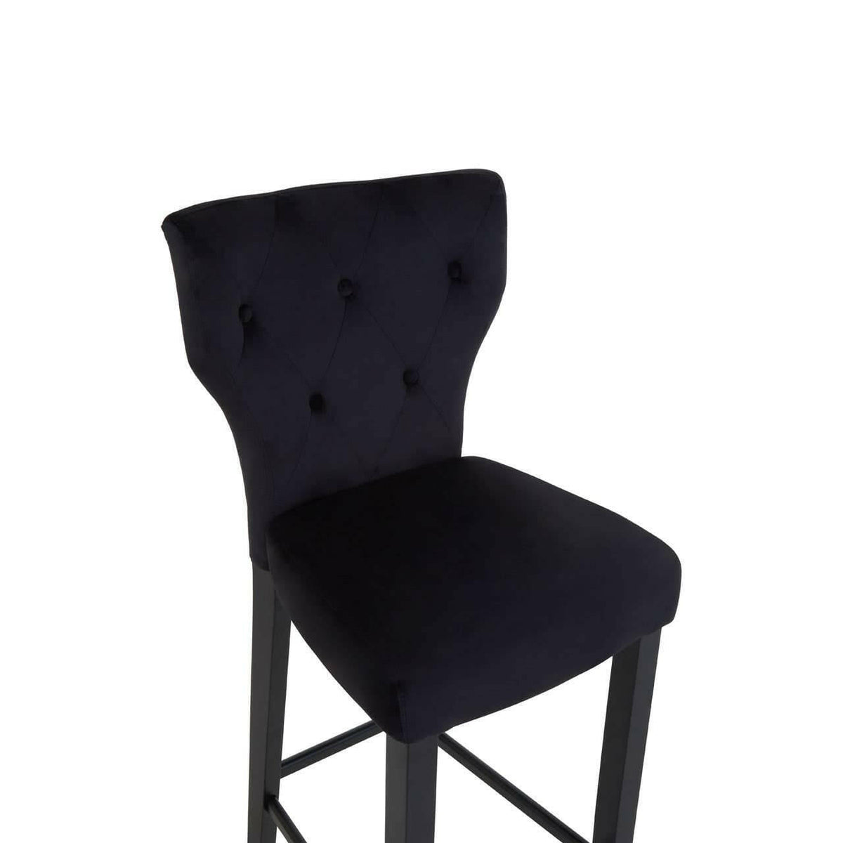 Decatour Black Bar Stool.