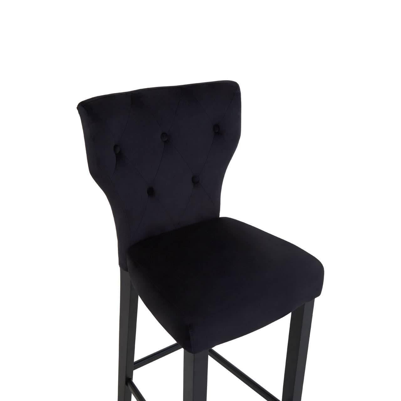 Noosa & Co. Dining Decatour Black Bar Stool House of Isabella UK