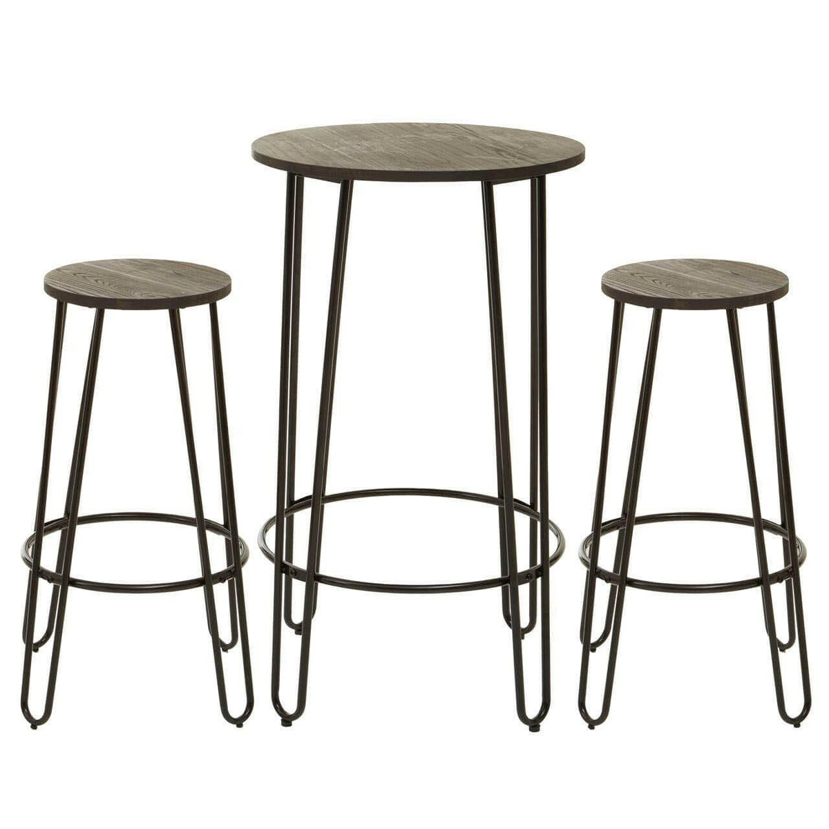 District 3Pc Bar Table And Stool Set.