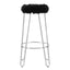 District Black Bar Stool.