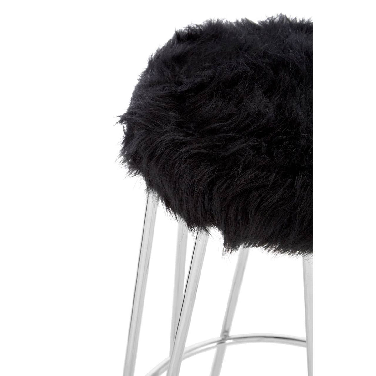 District Black Bar Stool.