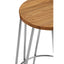 District Chrome Hairpin Stool.