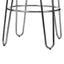 District Chrome Hairpin Stool.