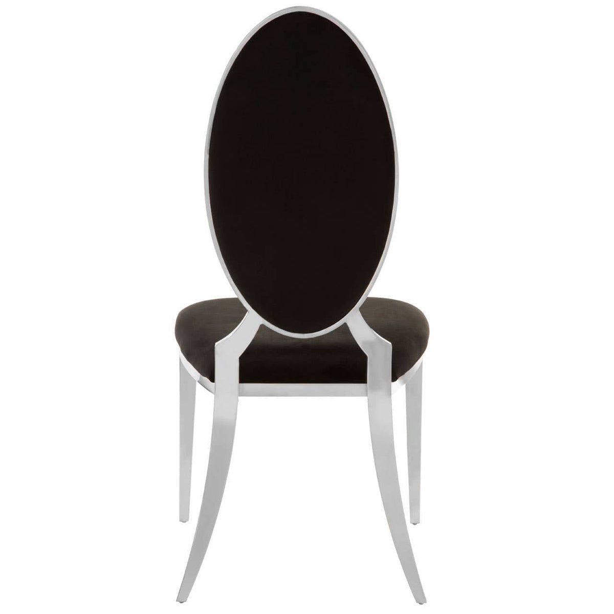 Eliza Black Velvet Dining Chair.
