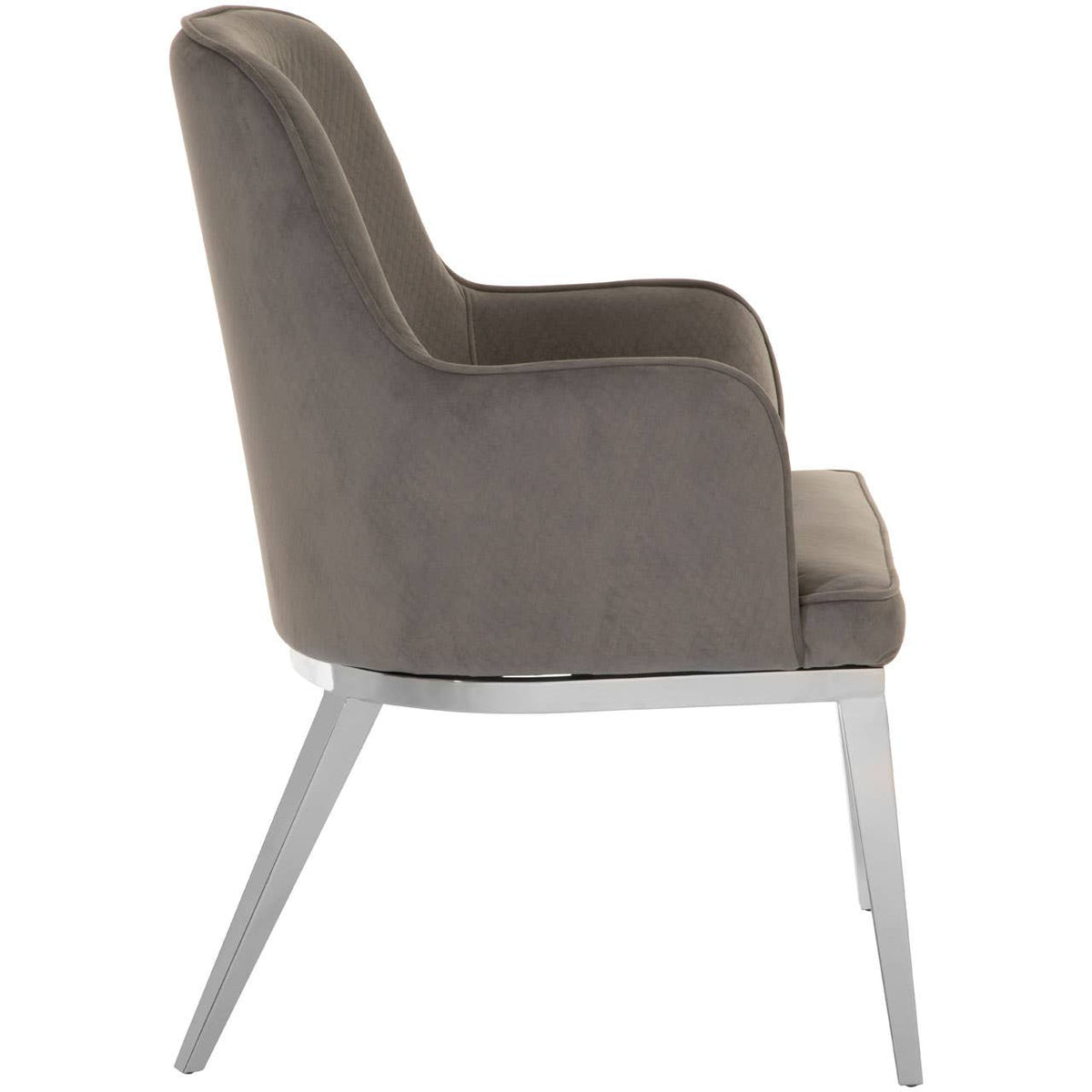 Eliza Black Velvet Dining Chair.