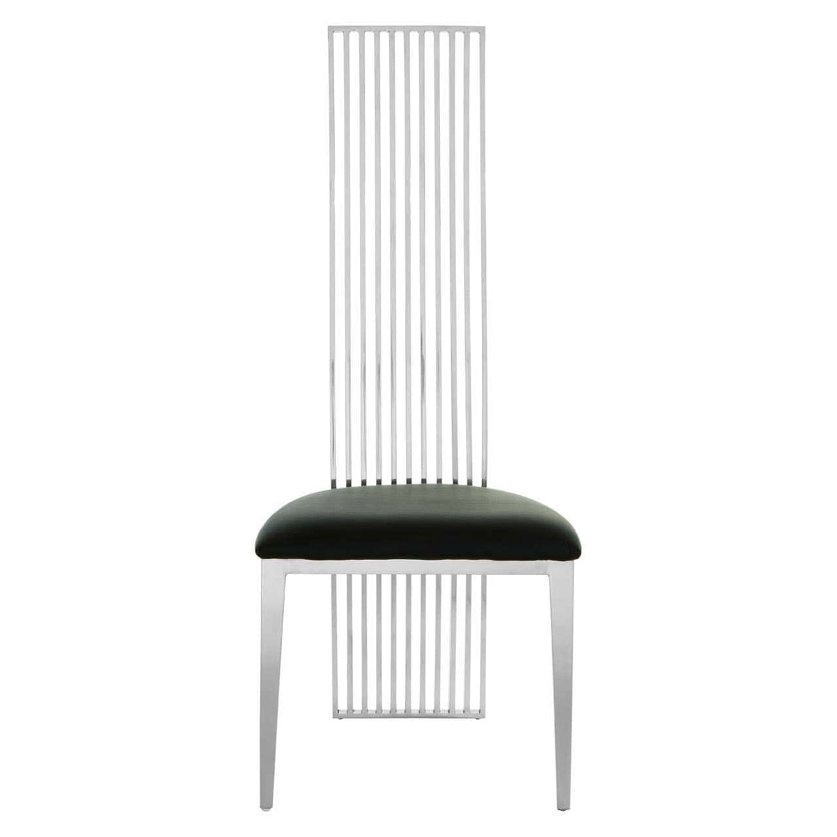 Eliza Silver Finish Dining Chair.
