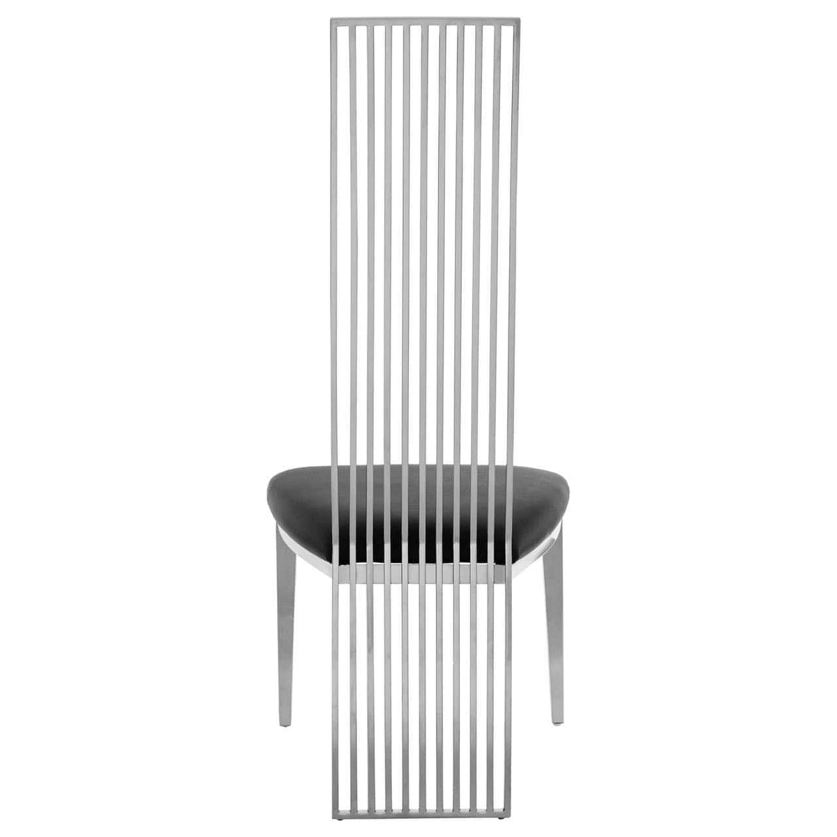 Eliza Silver Finish Dining Chair.